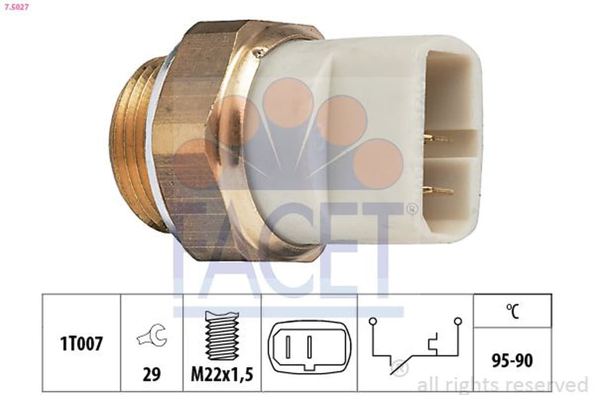 Facet Termoint.Elettrov.Audi Coupe'' 75027