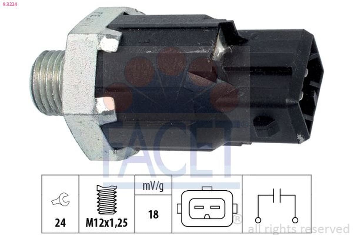 Facet Sensore Battito Dacia-Renault 93224