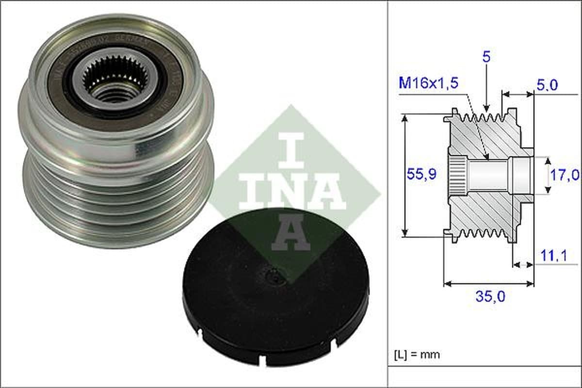 Ina Ruote Libere Alternatore (Oap) 535000510