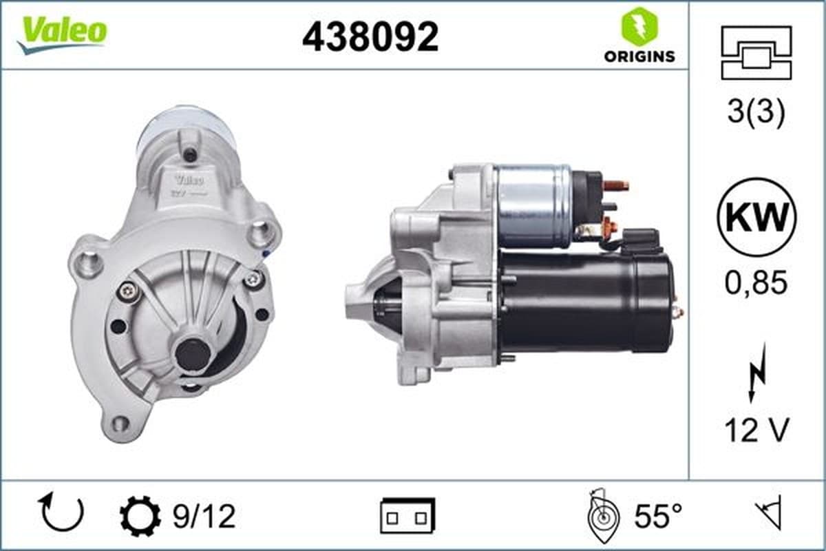 Valeo Mo Pe 206,306,406,806 - Ci Xsara,Xantia 438092