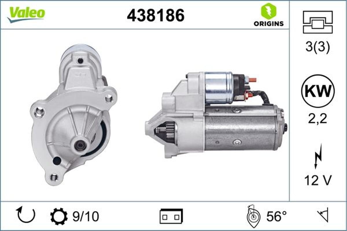 Valeo Mo Citroen Jumper 2,5D/Td 438186