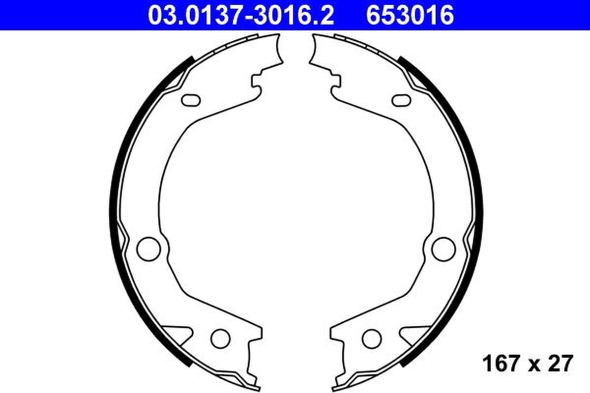 Ate Kit Ganasce, Freno Stazionamento 03.0137-3016.2