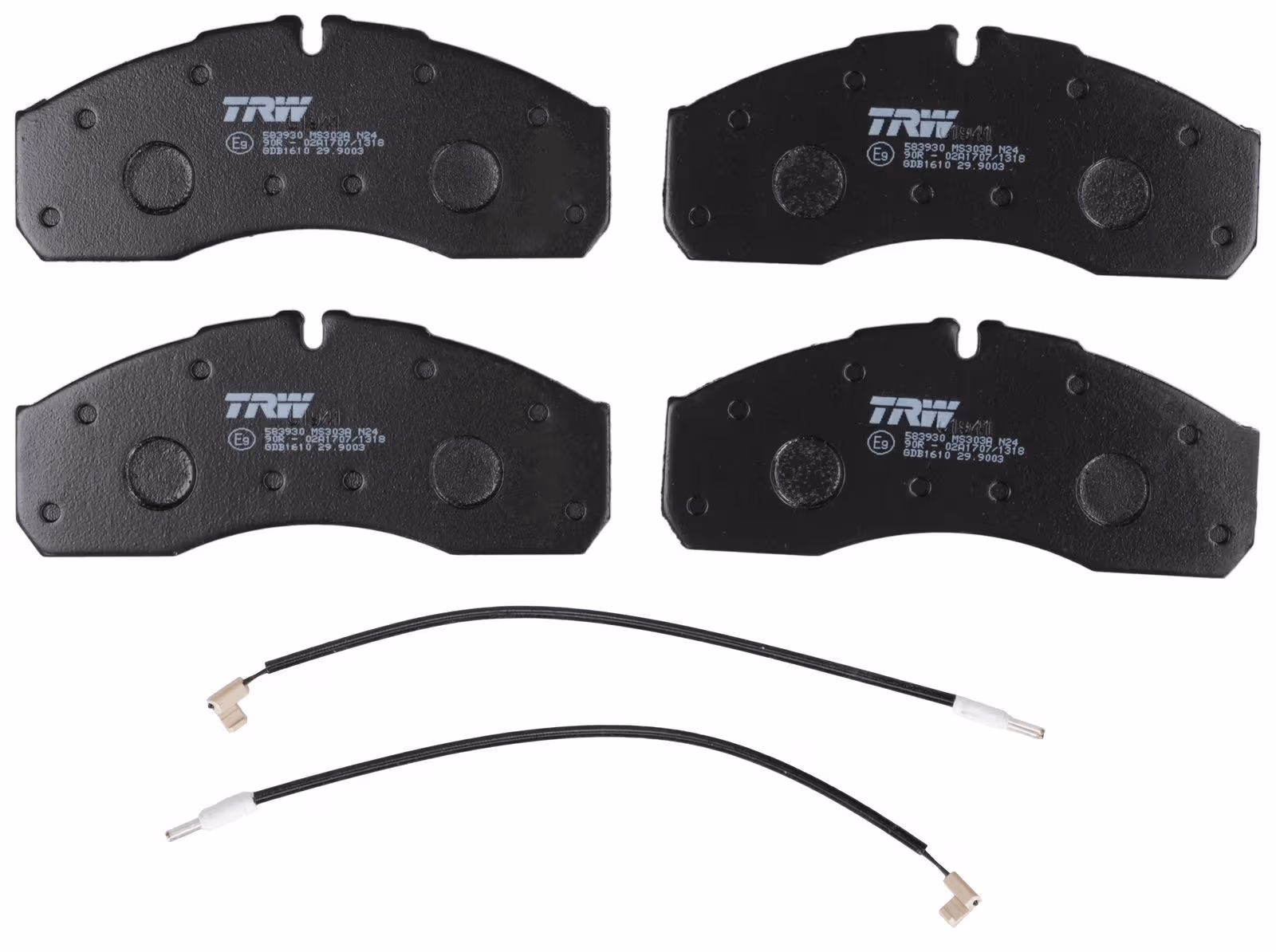 Trw Pattini Freno Renault V.I. Mascott 150.35 Platfor Gdb1610