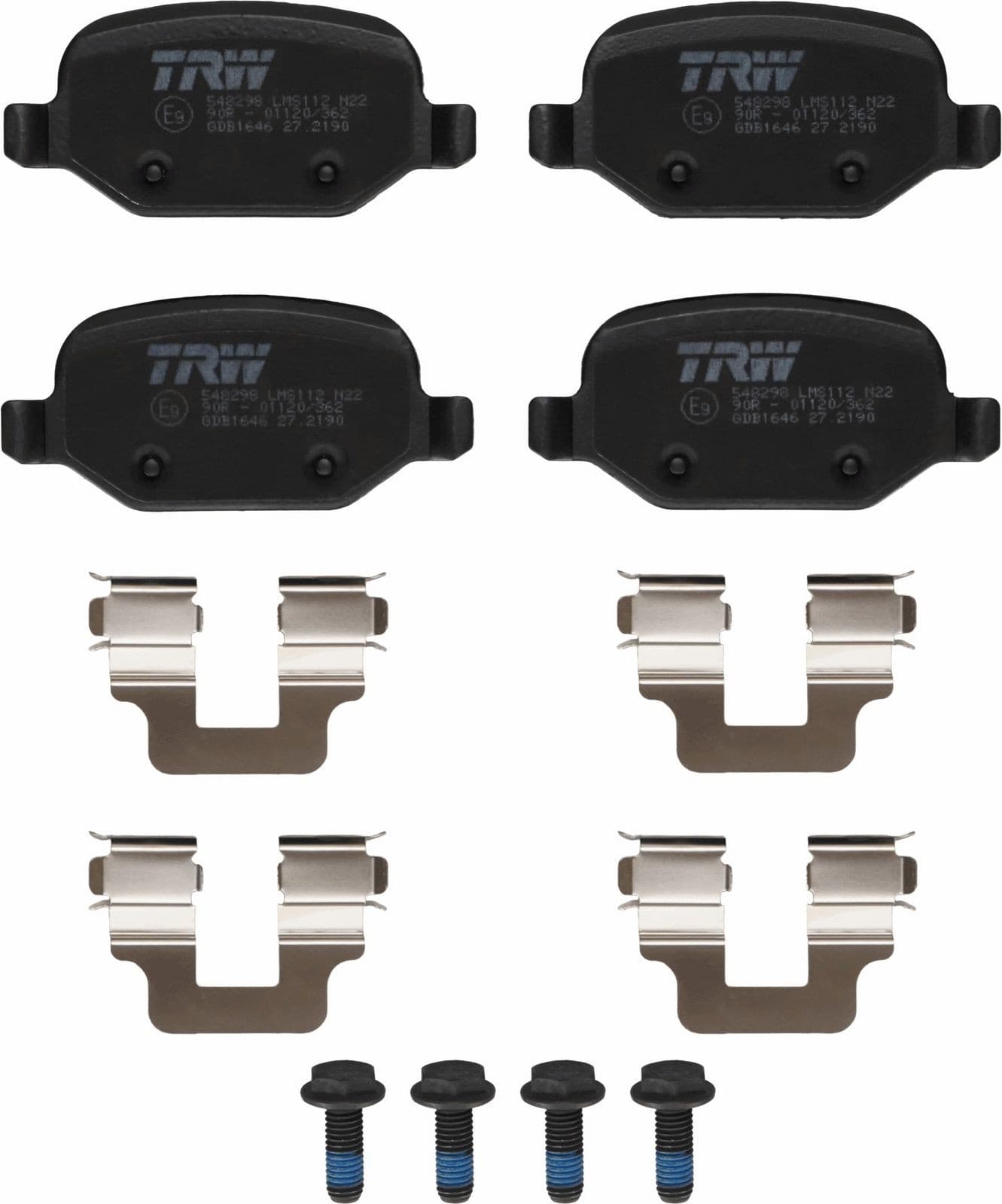 Trw Pattini Freno Alfa Romeo 156 Estate (932) 2.0 Gdb1646