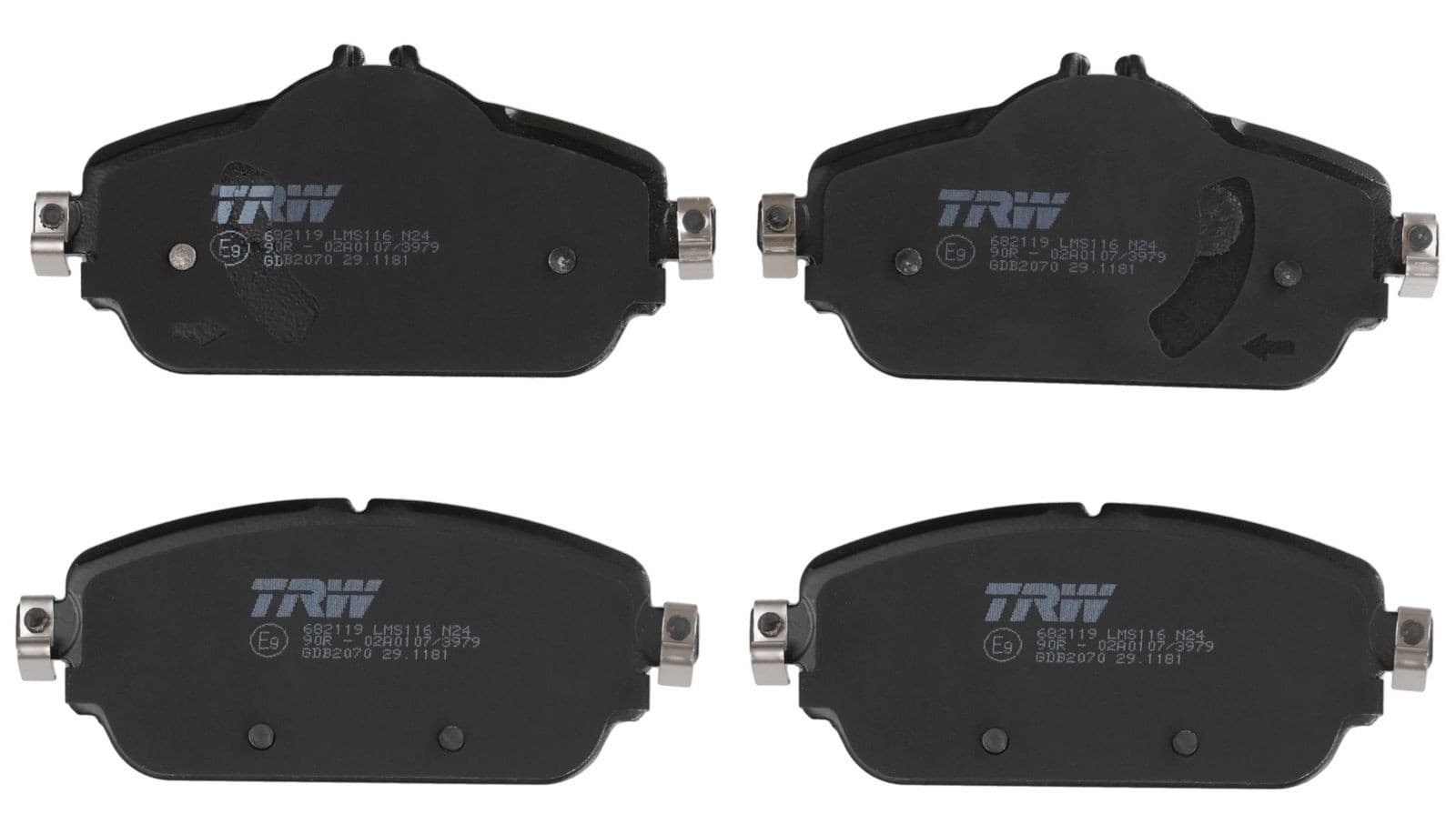 Trw Pastiglia Freno Mercedes Gdb2070