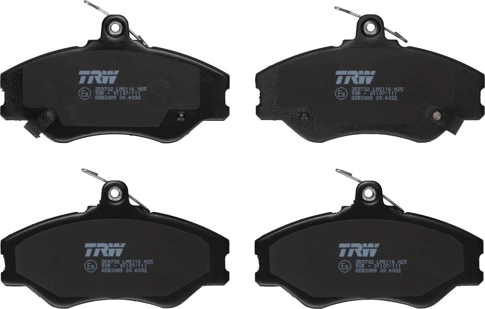 Trw Pattini Freno Hyundai H100 Flatbed / Chassis 2.4 Gdb3089