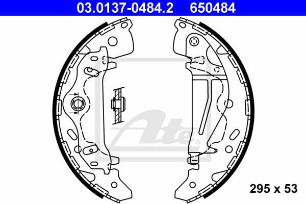 Ate Kit Ganasce Freno 03.0137-0484.2
