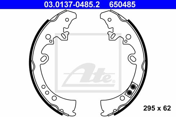 Ate Kit Ganasce Freno 03.0137-0485.2