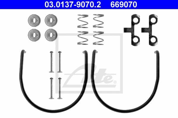 Ate Kit Accessori, Ganasce Freno 03.0137-9070.2