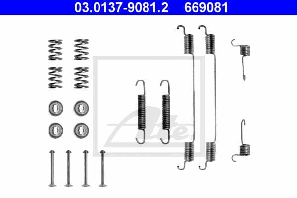 Ate Kit Accessori, Ganasce Freno 03.0137-9081.2