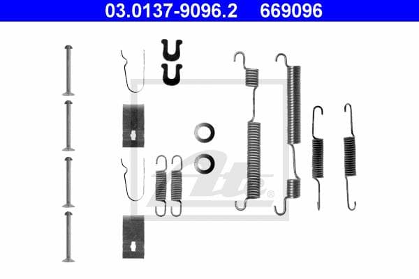 Ate Kit Accessori, Ganasce Freno 03.0137-9096.2