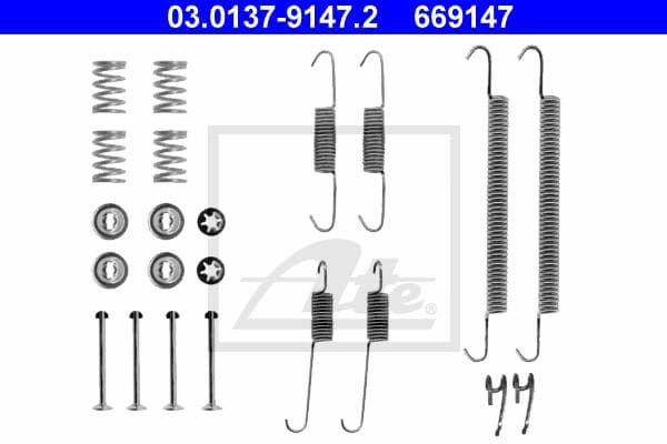 Ate Kit Accessori, Ganasce Freno 03.0137-9147.2