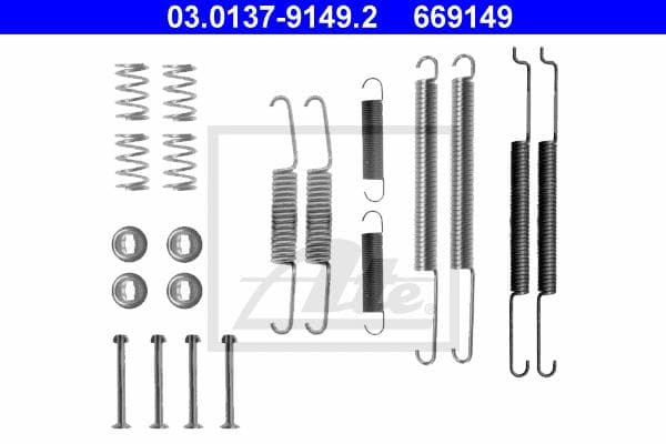 Ate Kit Accessori, Ganasce Freno 03.0137-9149.2
