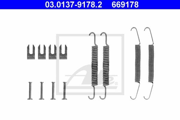 Ate Kit Accessori, Ganasce Freno 03.0137-9178.2