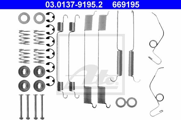 Ate Kit Accessori, Ganasce Freno 03.0137-9195.2