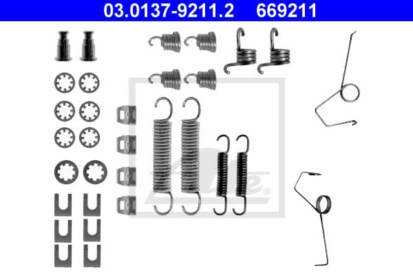 Ate Kit Accessori, Ganasce Freno 03.0137-9211.2