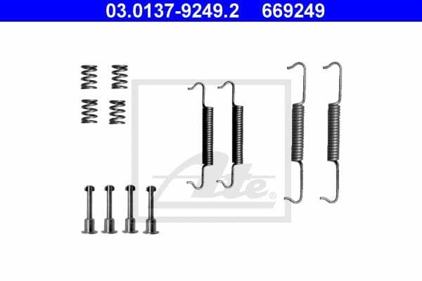 Ate Kit Accessori, Ganasce Freno Stazionamento 03.0137-9249.2