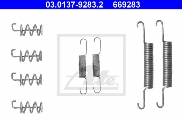 Ate Kit Accessori, Ganasce Freno Stazionamento 03.0137-9283.2
