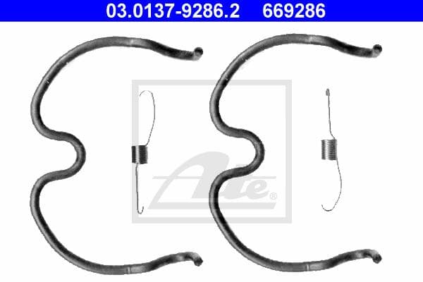 Ate Kit Accessori, Ganasce Freno 03.0137-9286.2