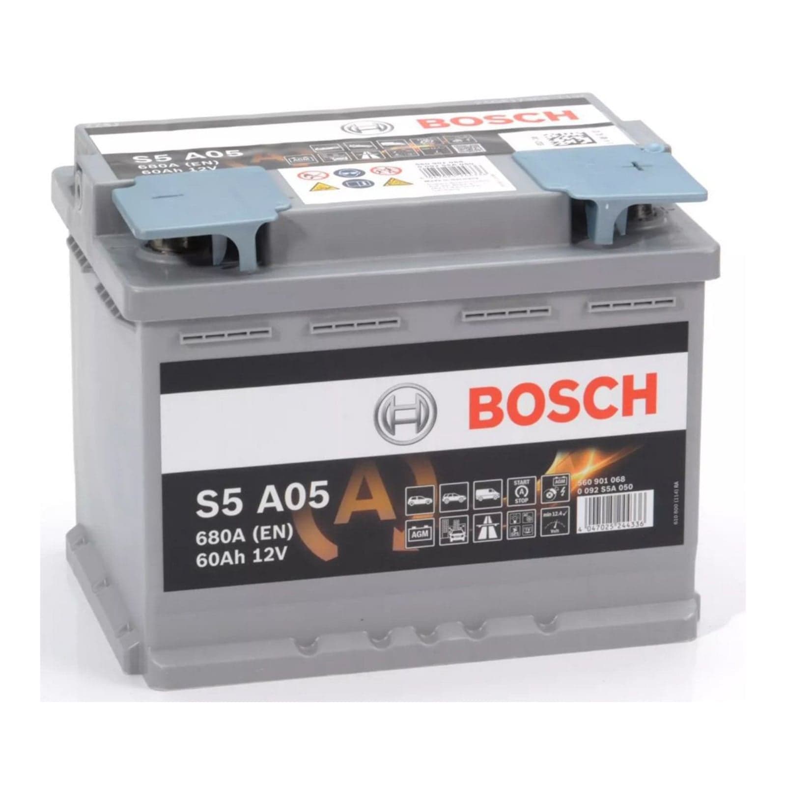Batteria Auto Bosch Start&Stop AGM 0092S5A050 12v 60Ah 680A