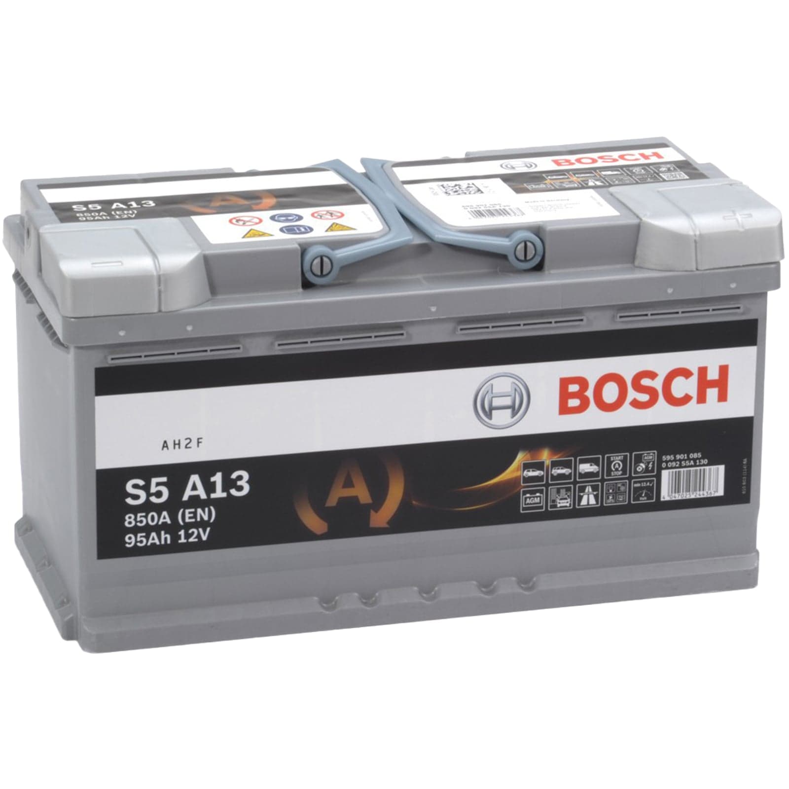 Batteria AGM BOSCH S5 A13 12V 95Ah 850A - Alta Potenza e Affidabilità - 0 092 S5A 130