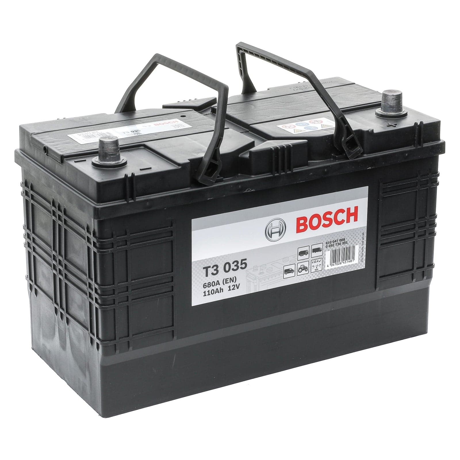 Batteria Bosch T3 035 110Ah 680A Prestazioni Affidabili