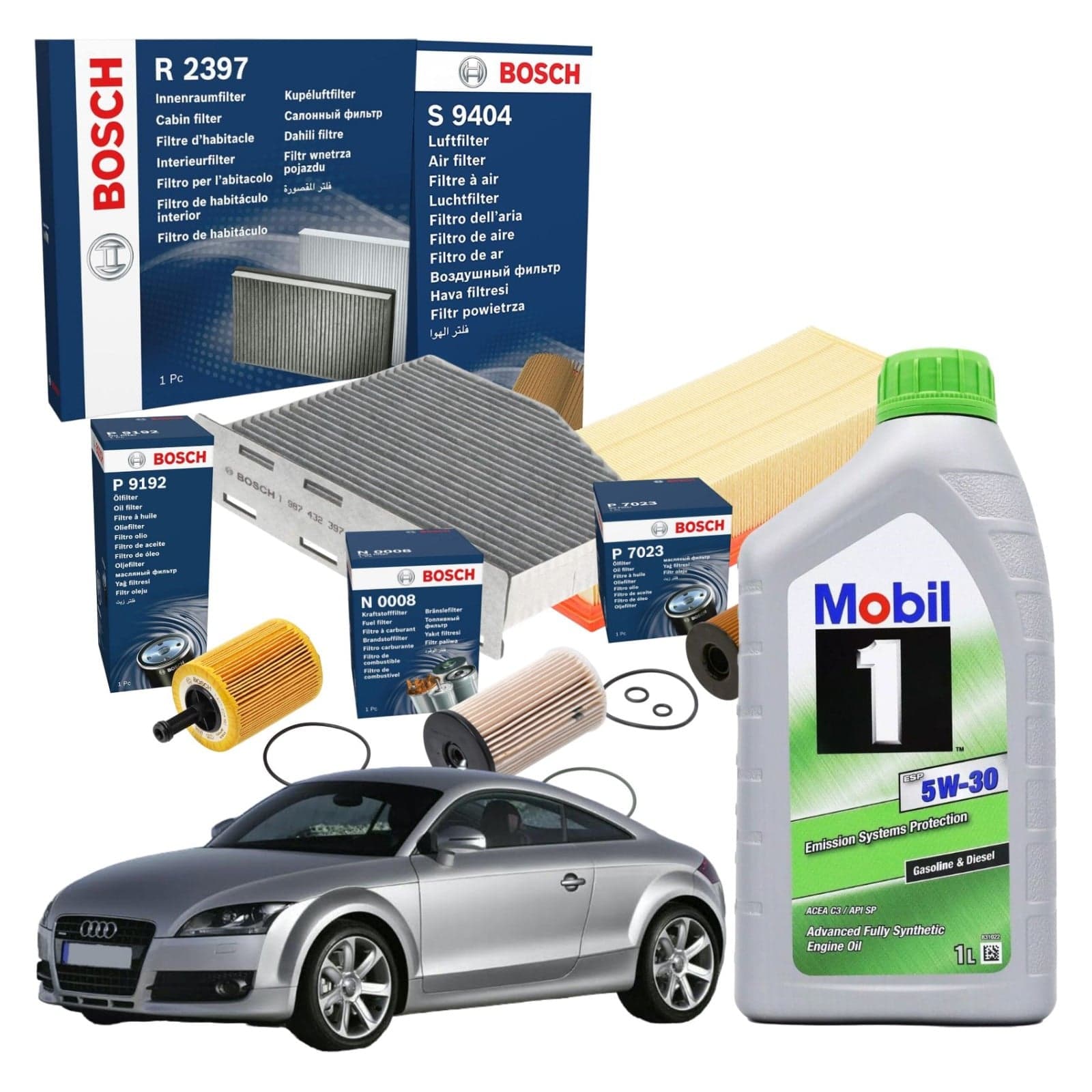 Kit Tagliando + Olio Boscktb020+Mobil5W30