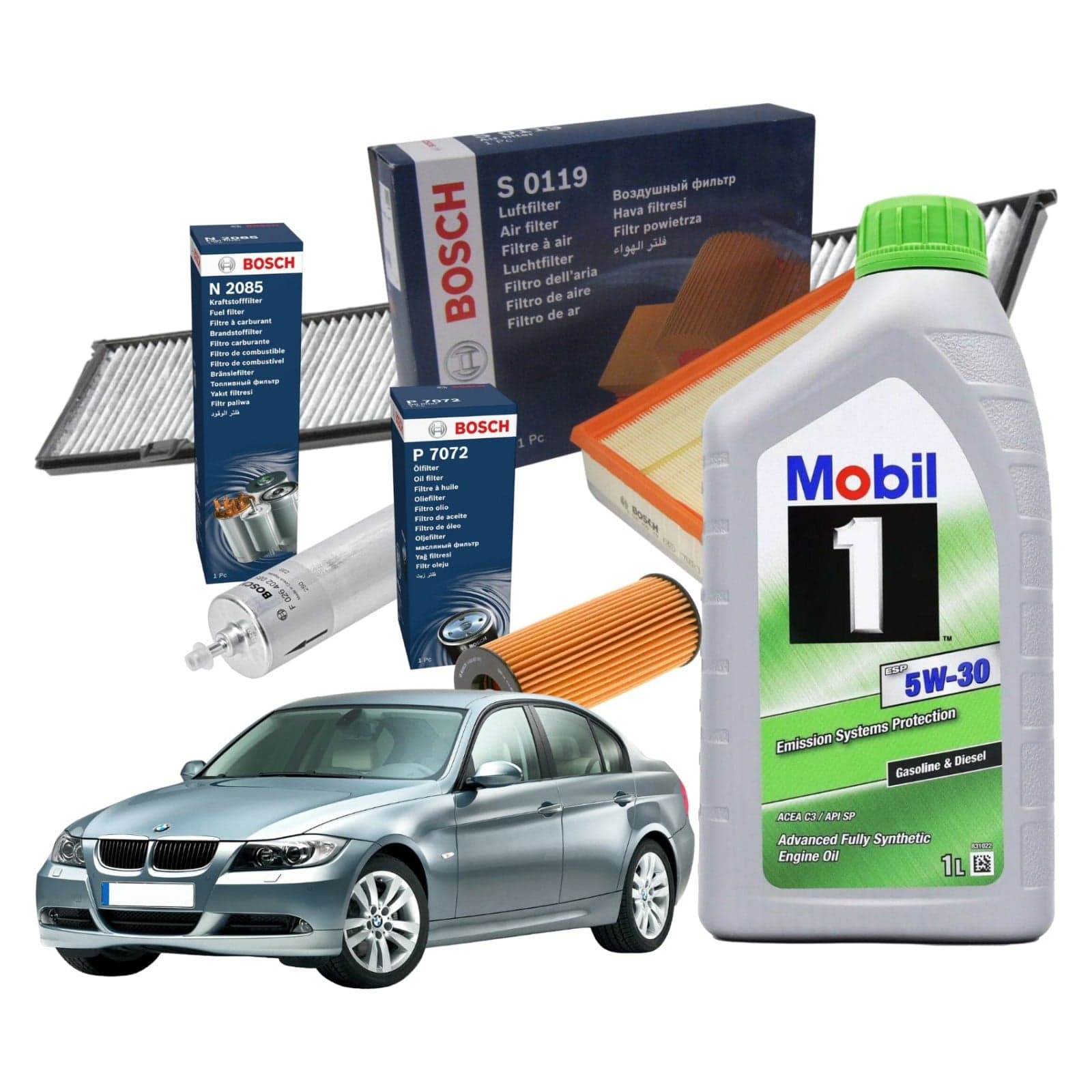 Kit Tagliando + Olio Boscktb026+Mobil5W30