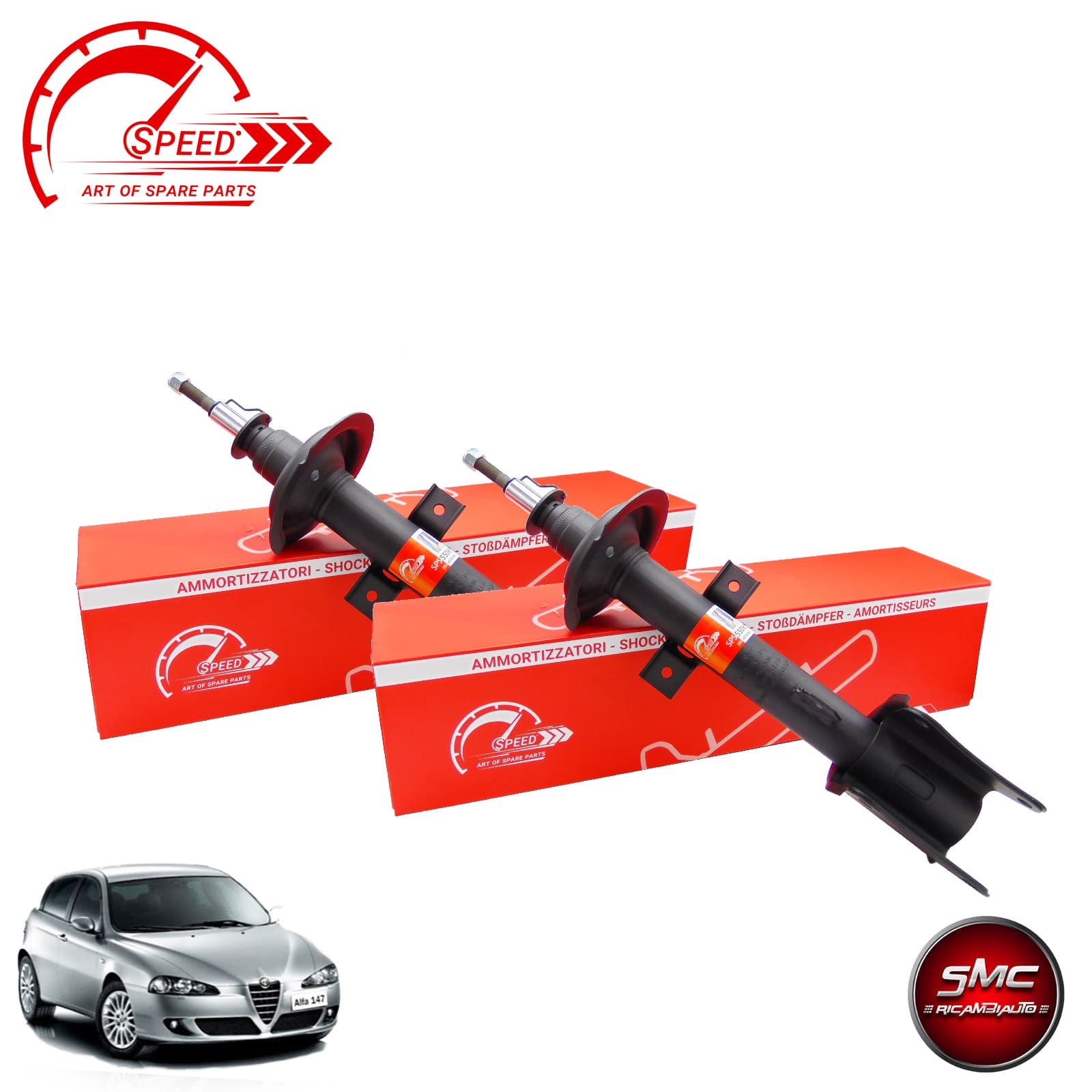 Kit Ammortizzatori Posteriori Speed Alfa Romeo 147