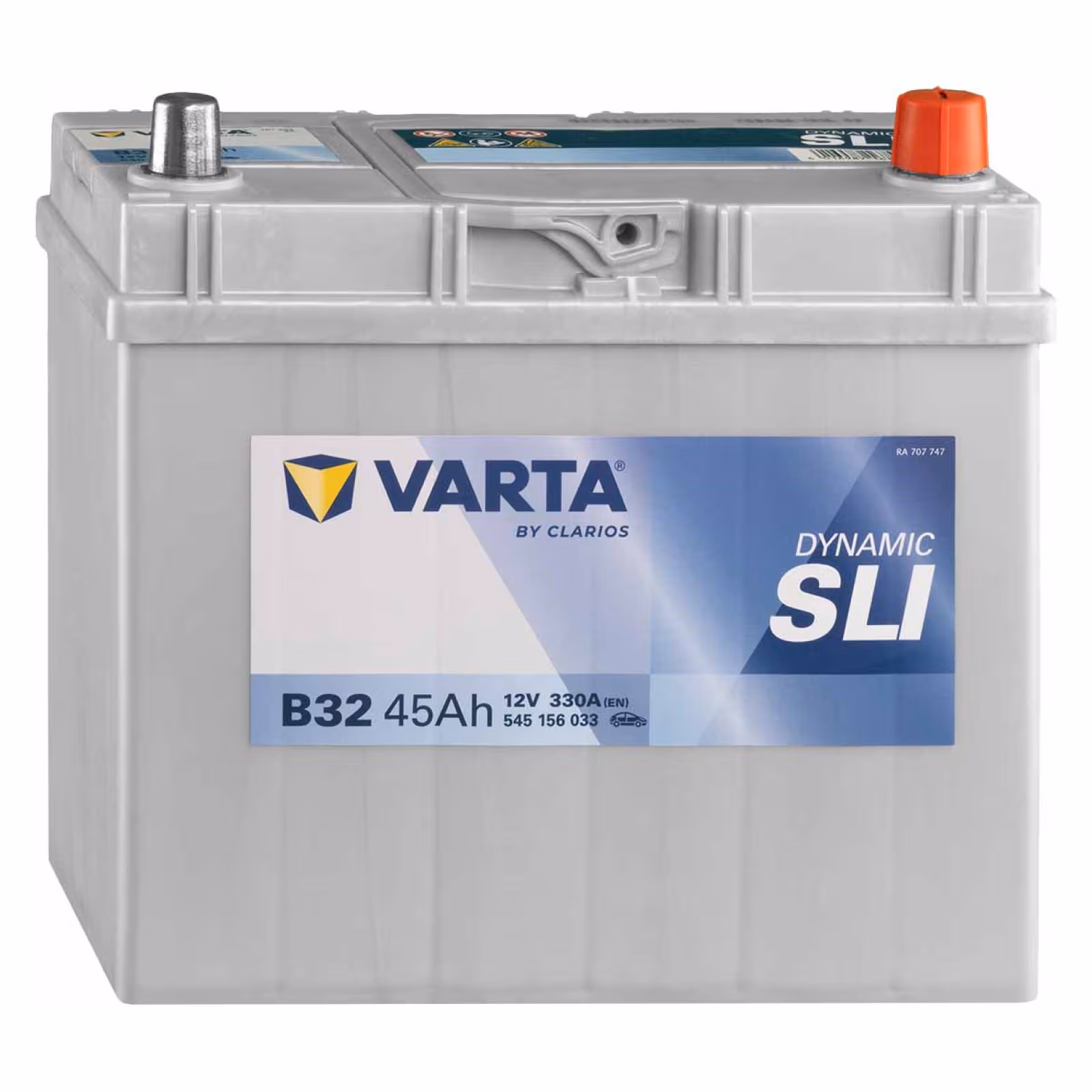 Batteria Varta Blue Dynamic 45Ah 330A 12v +DX = FIAMM E245 7905168 0092s40210