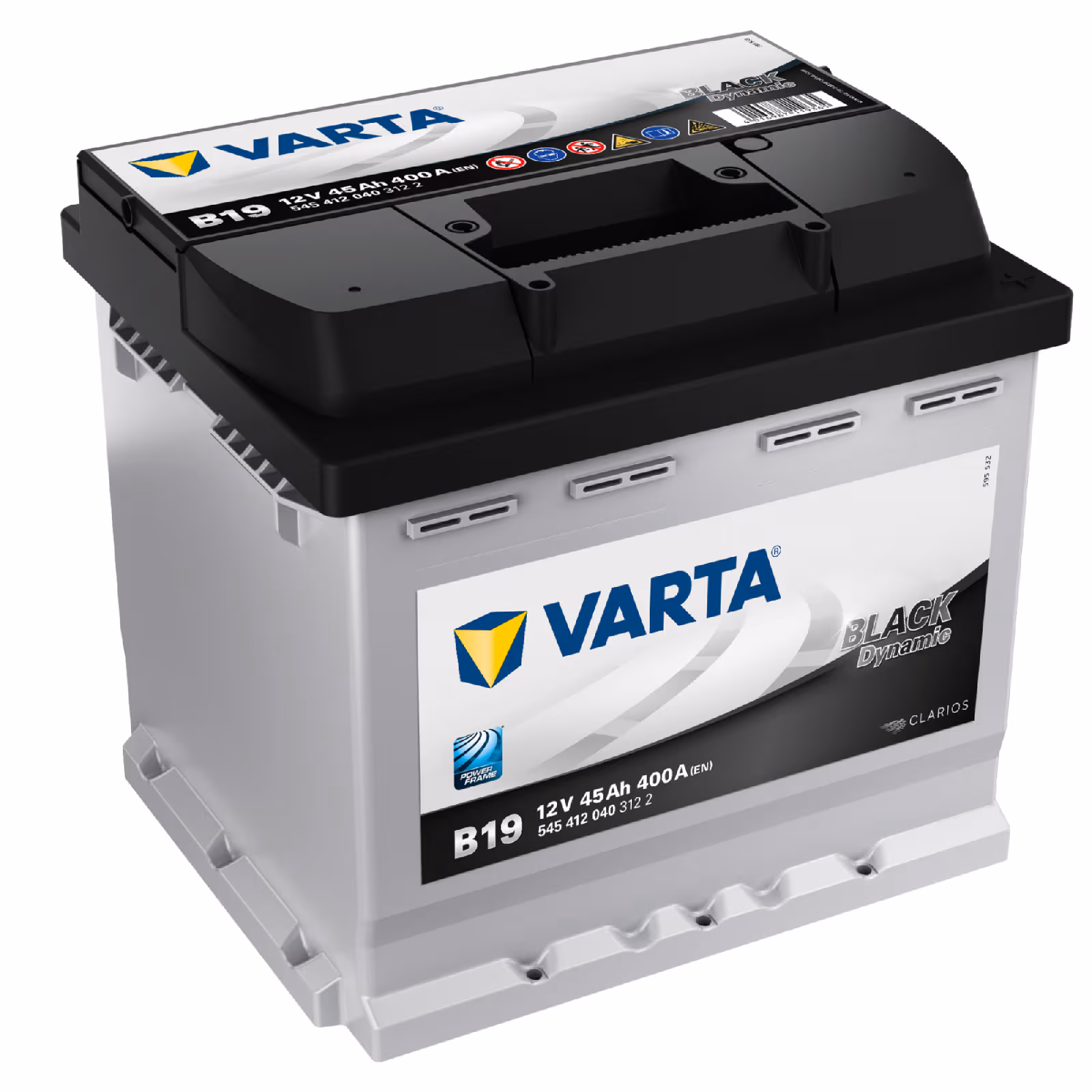 Batteria Auto Varta Black 45Ah 400A 12V B19