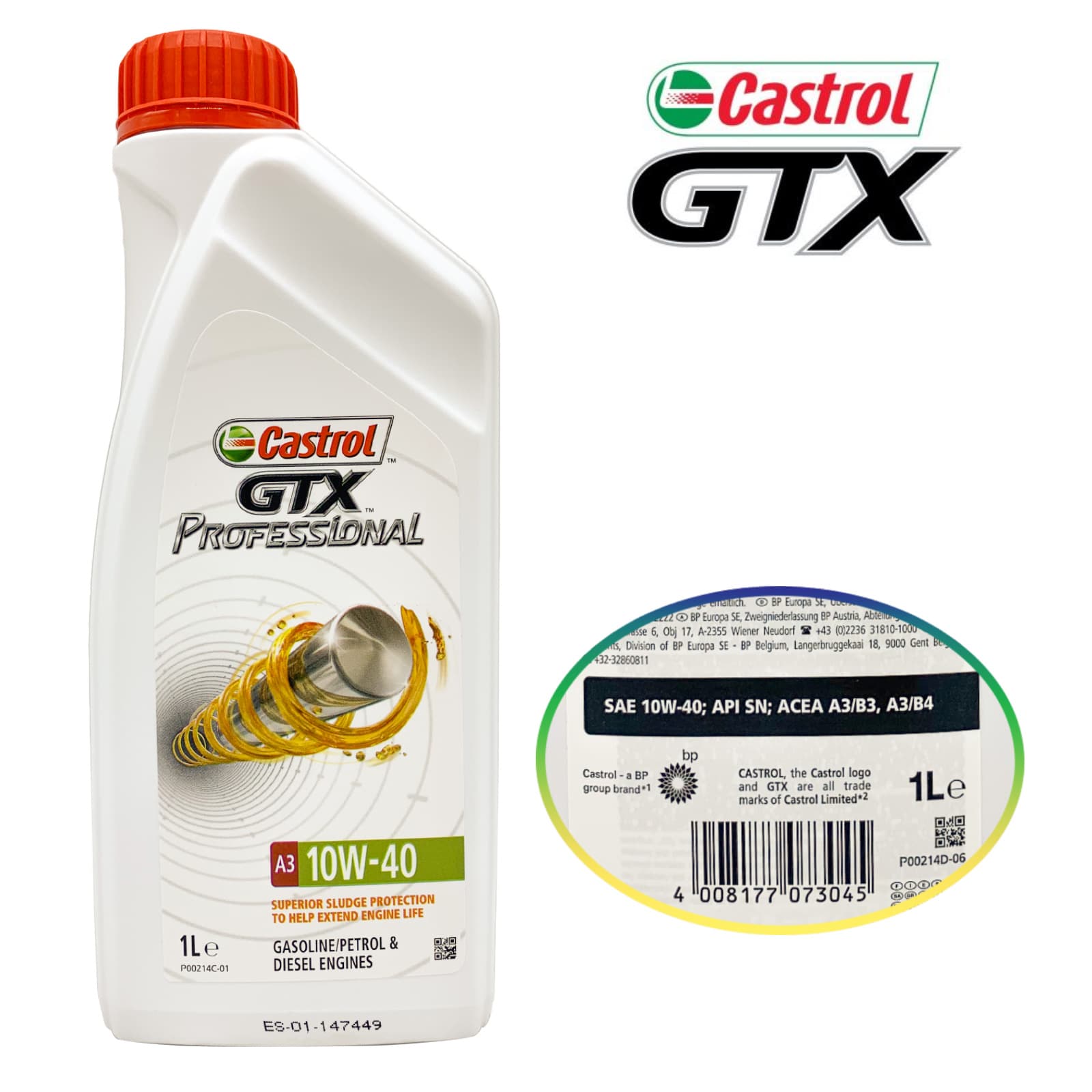 Castrol GTX Professional 10W40 A3/B4 1 litro