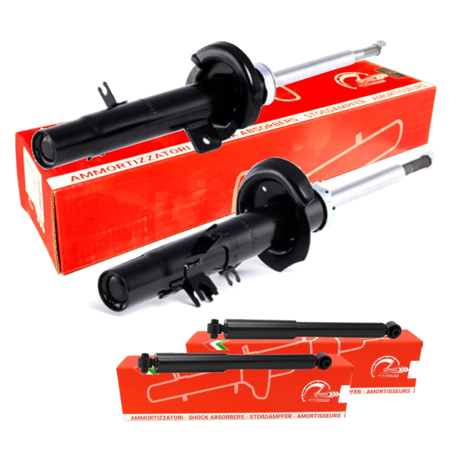 KIT 4 AMMORTIZZATORI SPEED OPEL CORSA B