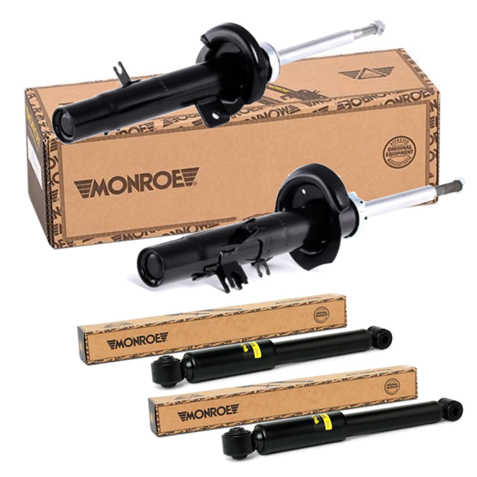 Kit ammortizzatori Anteriori e Posteriori Monroe Fiat Panda 169 4x4