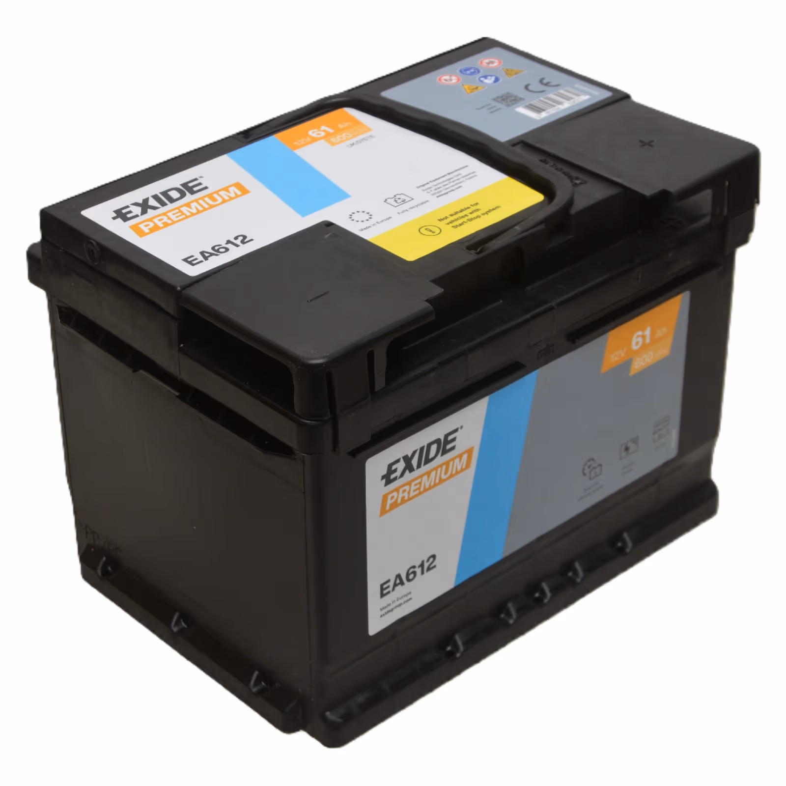 Batteria Auto Exide 61 Ah 600A 12V CARBON BOOST PREMIUM FIAMM 60Ah BOSCH VARTA 60AH