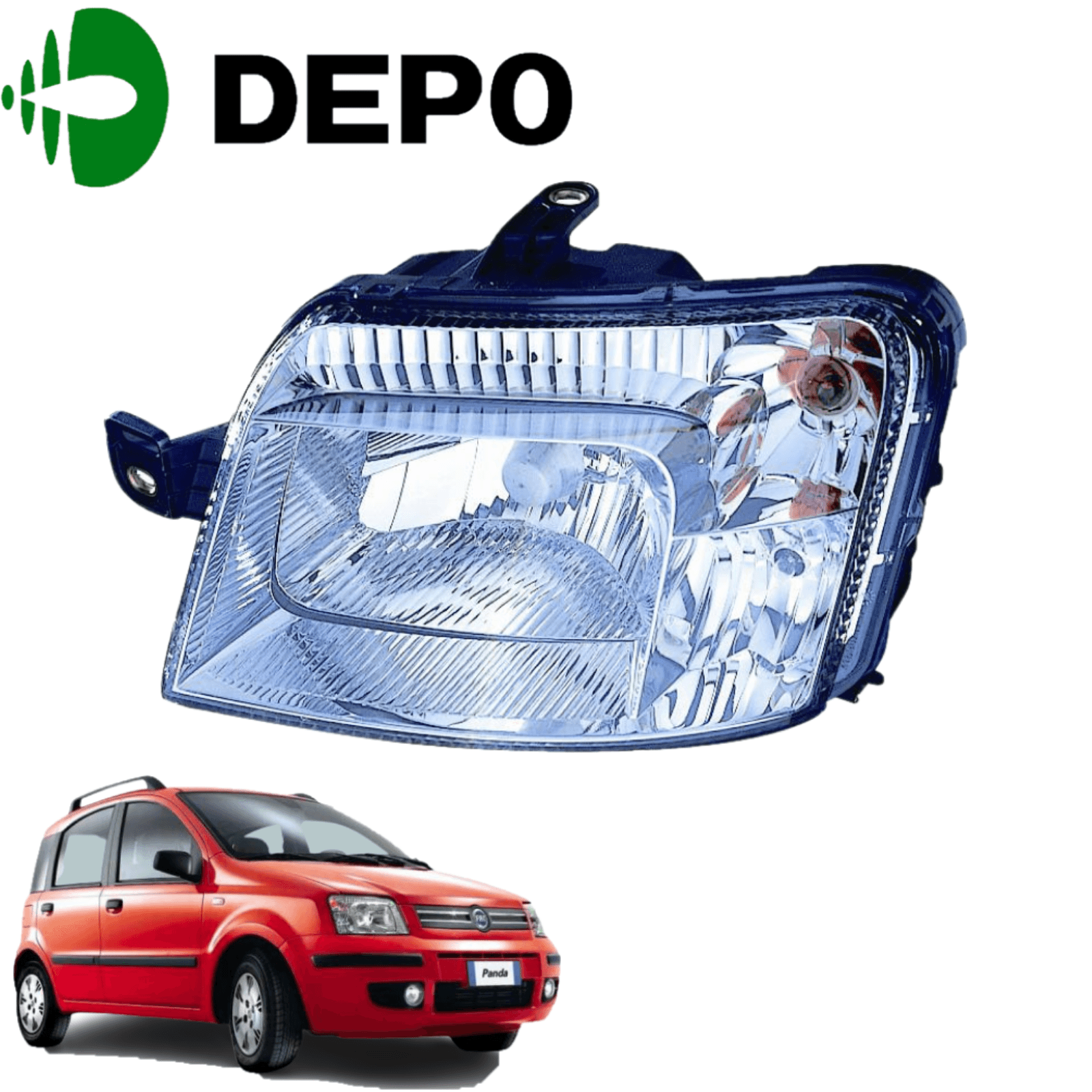 KIT PROIETTORI FIAT NUOVA PANDA DX E SX 169 2003