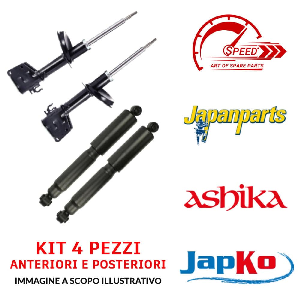KIT 4 AMMORTIZZATORI SPEED FIAT PANDA 169 1.2