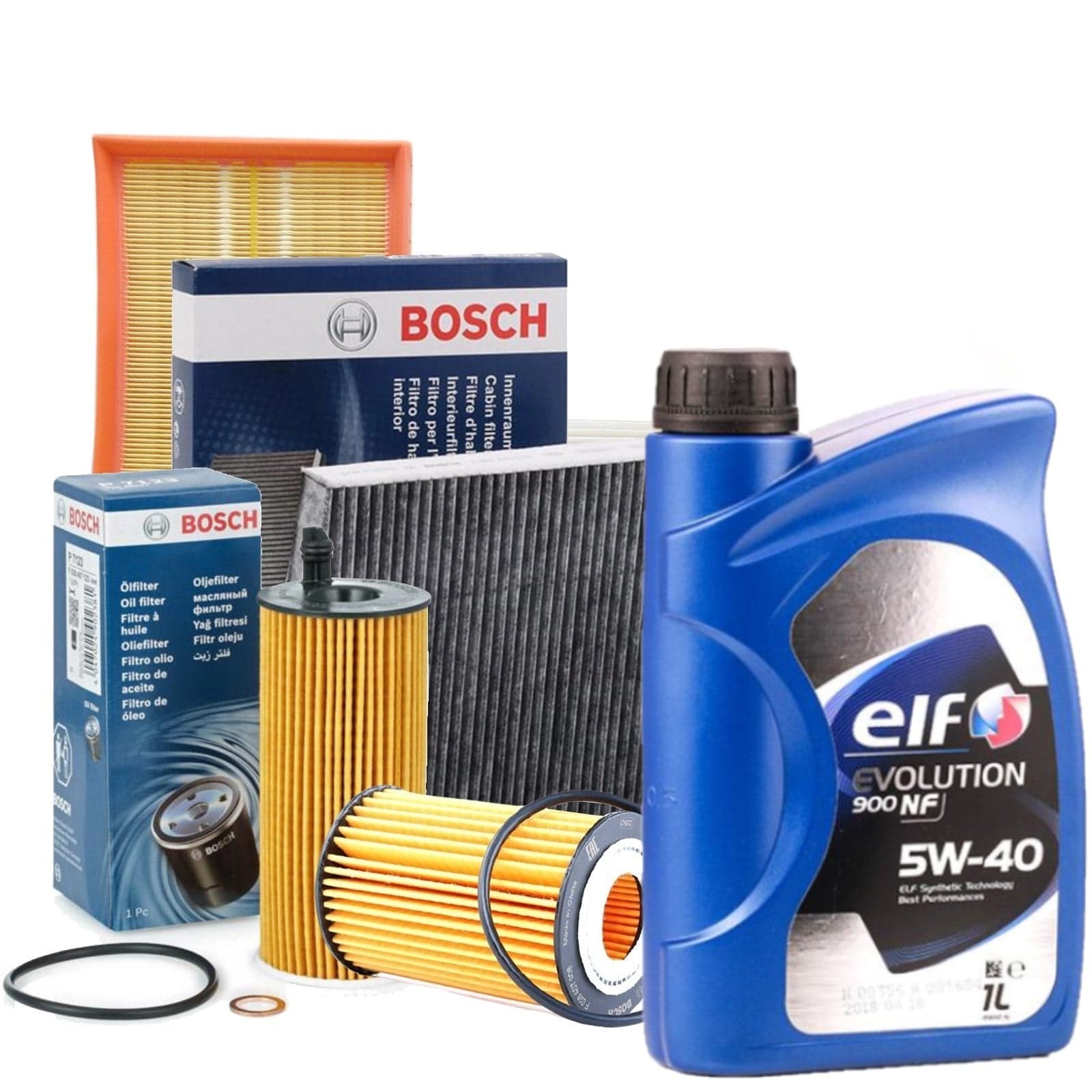 Kit Tagliando+Olio BOSCH per TWINGO - SMART 453 dal 2014 1.0 benzina