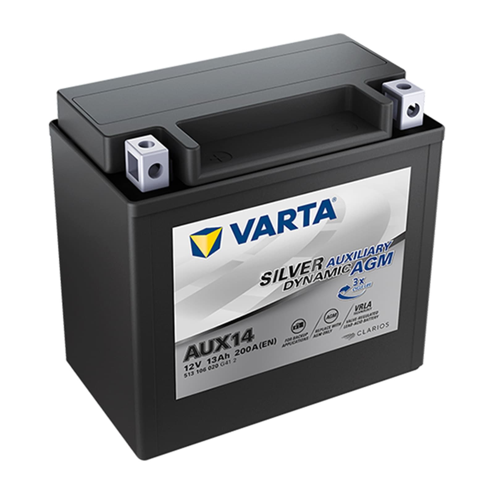 VARTA AUX14 BATTERIA AUSILIARIA 12V 13 AH 200A START&STOP