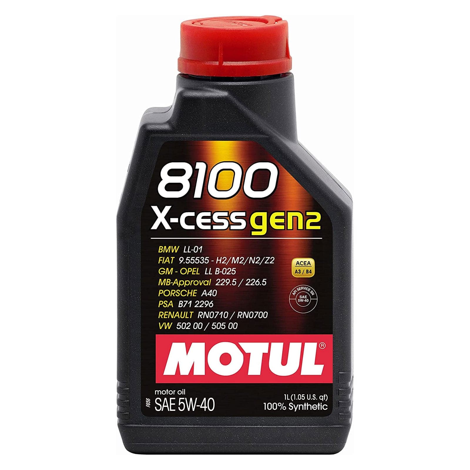 Olio motore Motul 8100 X-cess Gen2 5w40 1 litro