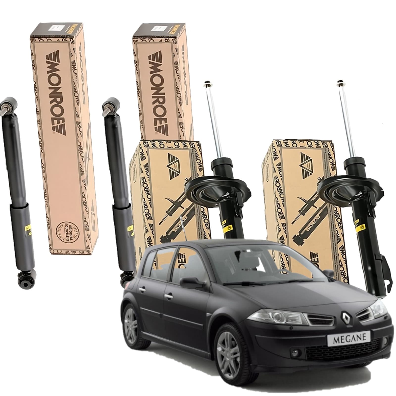 Kit 4 Ammortizzatori Monroe Kam028 Renault