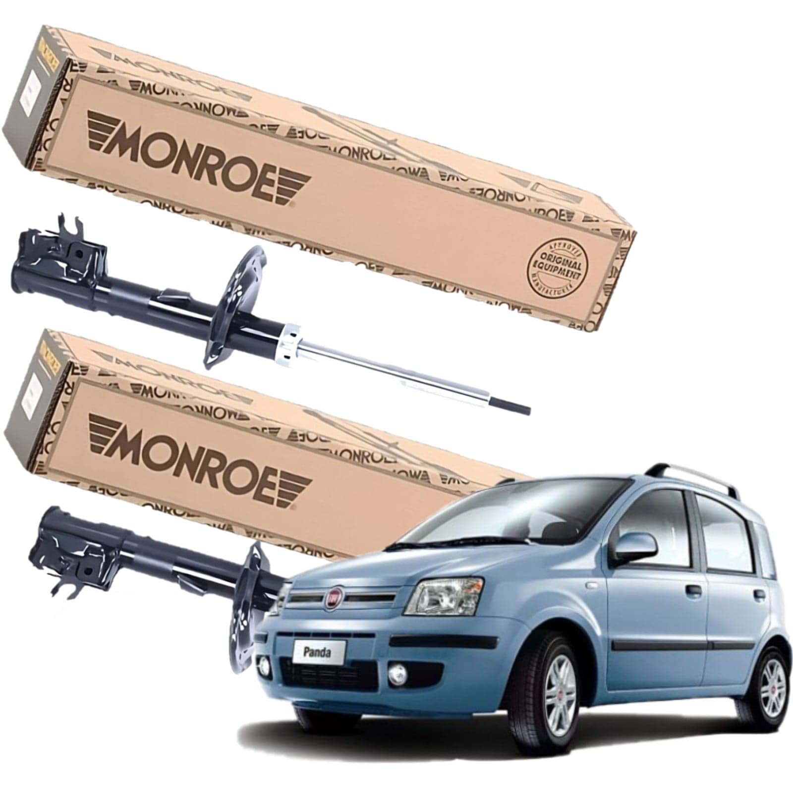 Kit 2 Ammortizzatori Monroe Anteriori Fiat Panda 169 II