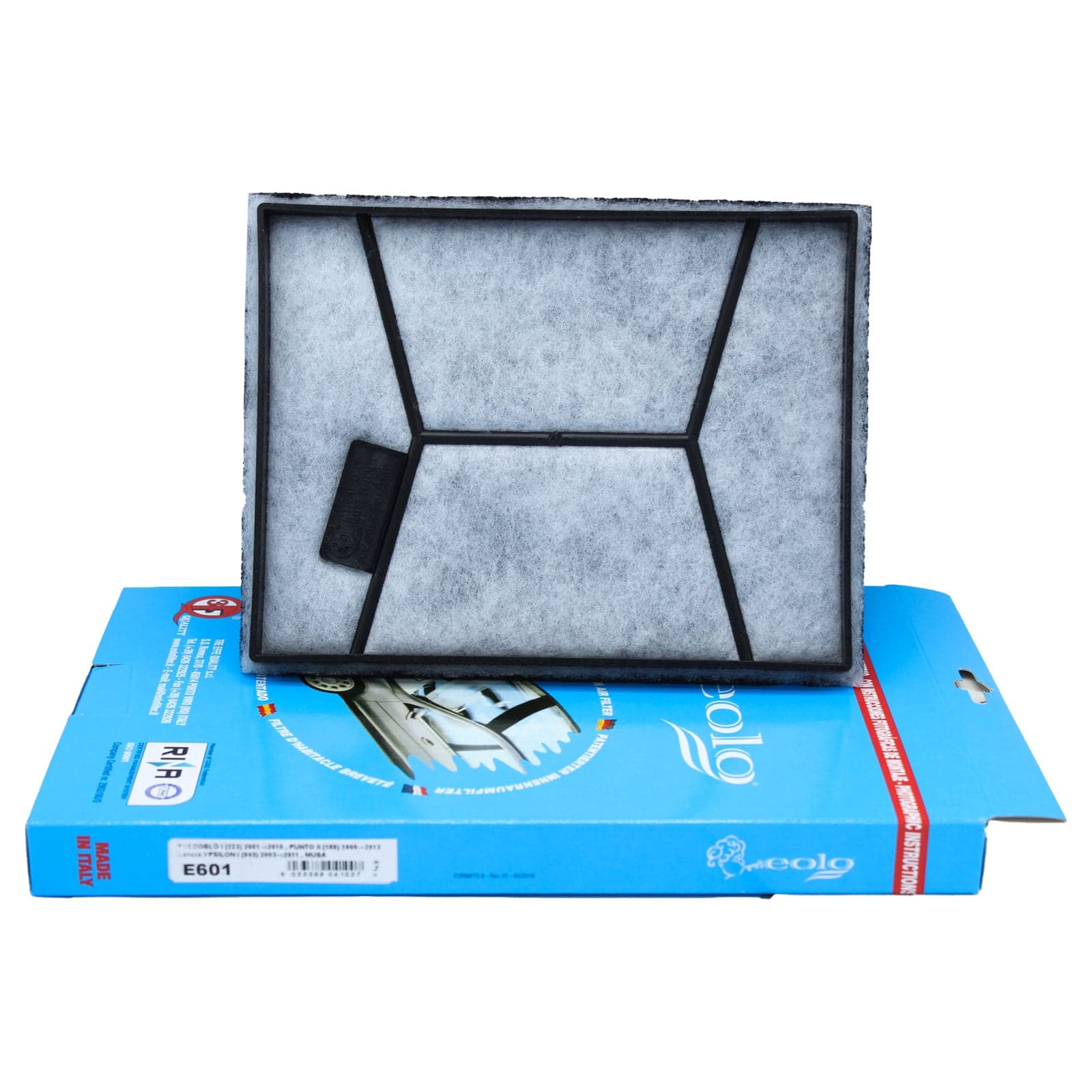 Filtro Abitacolo 3F Quality 601 Filtro Carbone Attivo per Fiat e Lancia