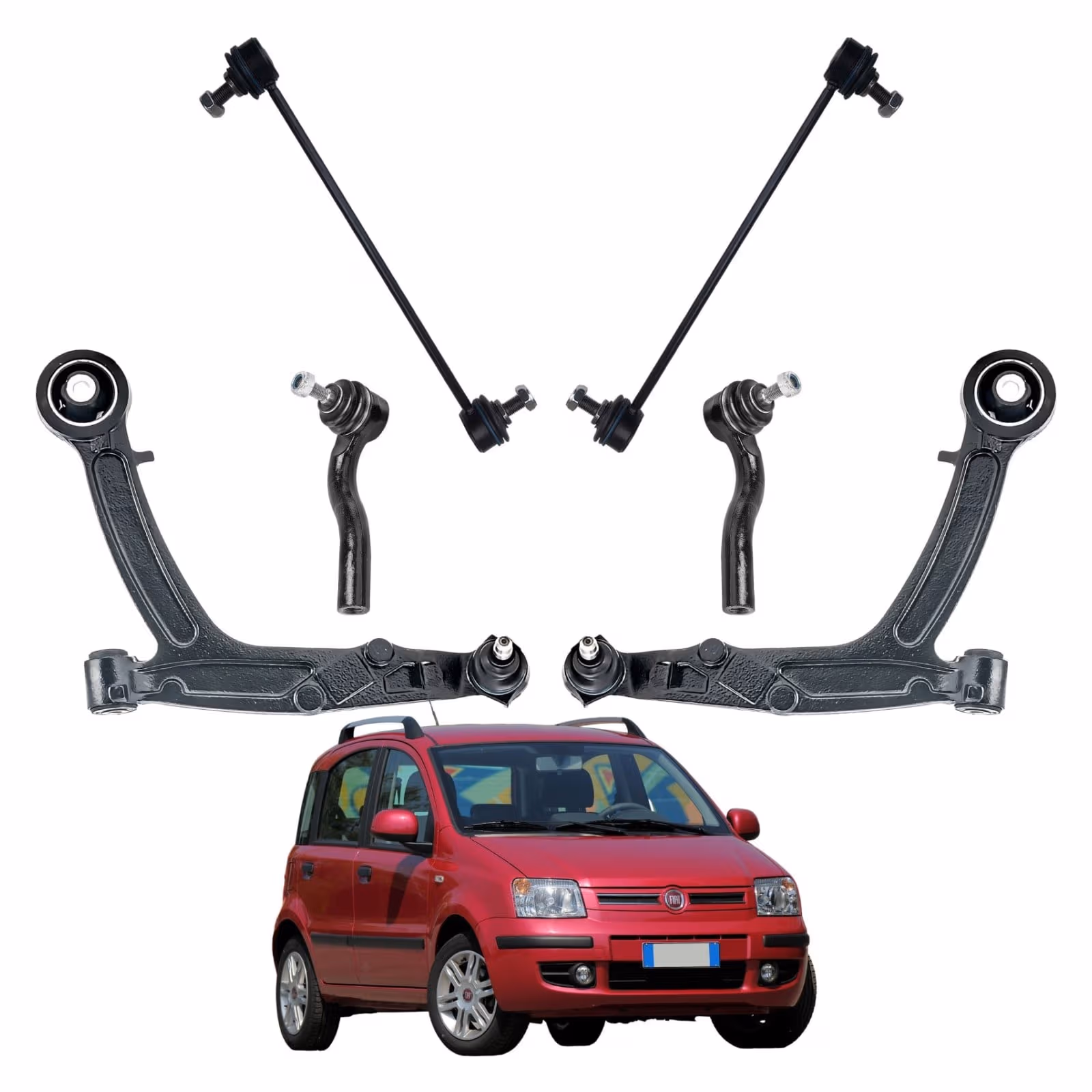 Kit Braccio Oscillante Japanparts Fiat Panda 169 2 Bracci 2 Testine 2 Biellette