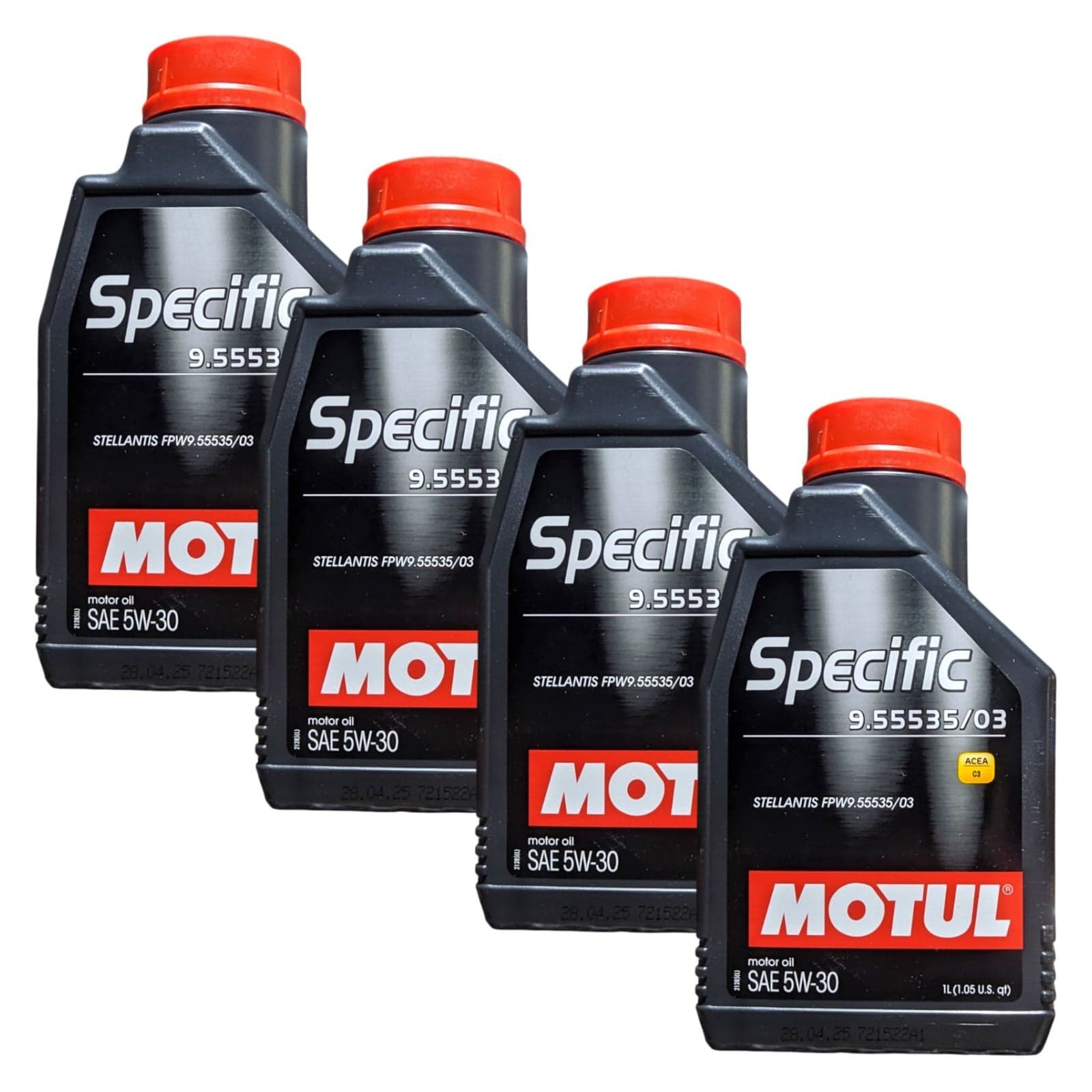 Motul Specific 9.55535 03 5W30 Olio 4L ACEA C3 STELLANTIS