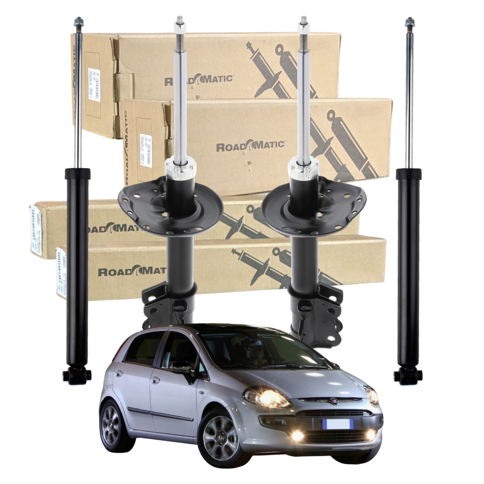 Kit 4 Ammortizzatori Monroe Roadmatic per Fiat Grande Punto