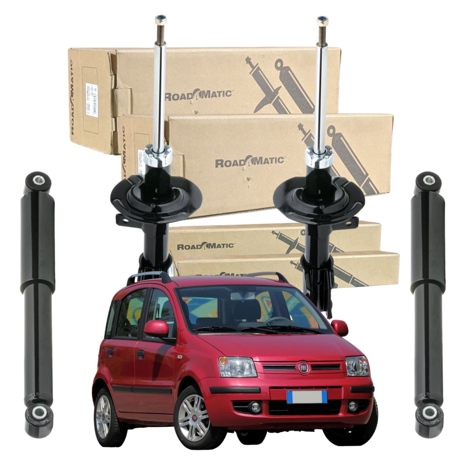 Kit 4 Ammortizzatori Monroe Roadmatic per Fiat Panda 169
