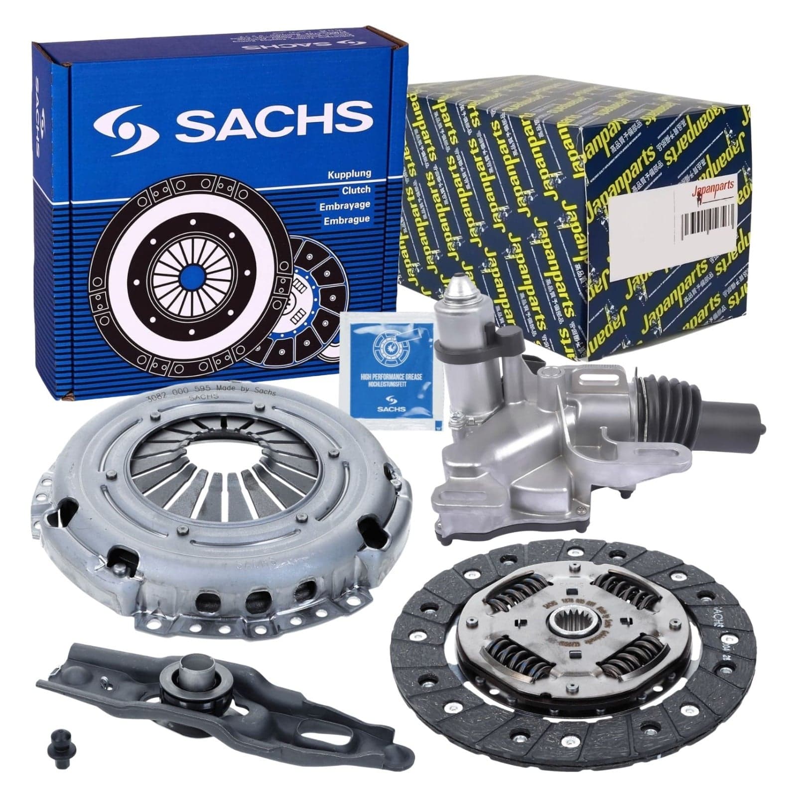 Kit Frizione SACHS 3000 951 097 + Attuatore Japanparts CY-0502 Per Smart Fortwo