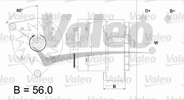Valeo Pr Peugeot 207 Rc Sx>04/2007 C/L.Di Curva Din. C/P 43629