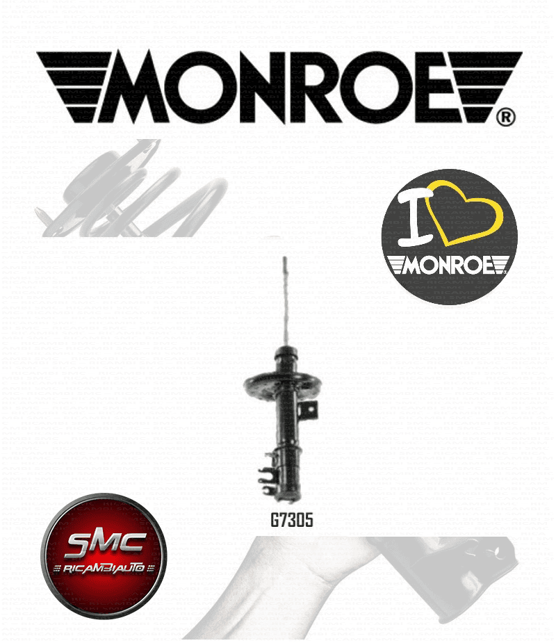 Ammortizzatore Monroe G7305 Per Auto Fiat, Ford